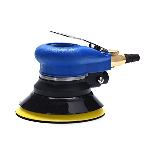 Air Random Orbital Sander 5  Dual Action Palm Sander  Hook and Loop Air Powered and Swirl Free