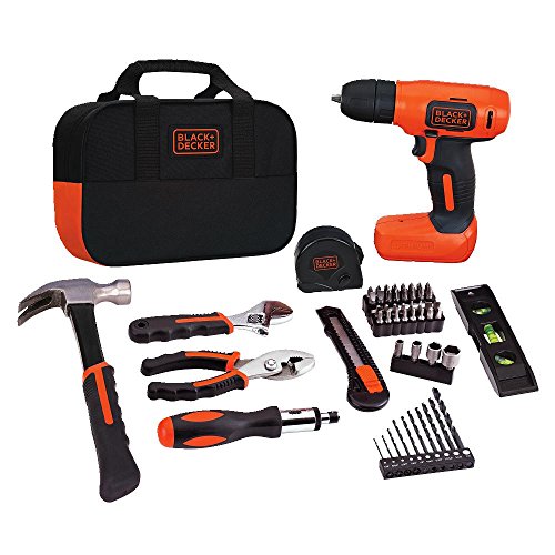 Black   Decker BDCD8PK Drill Project Kit  8V