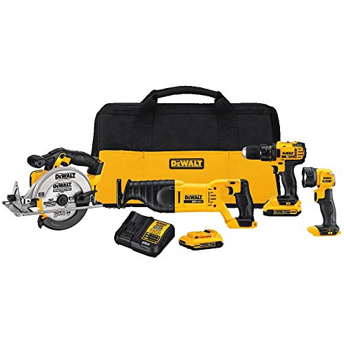 DEWALT DCK423D2 20V MAX 4-Tool Combo Kit 1 DEWALT DCK423D2 20V MAX 4-Tool Combo Kit