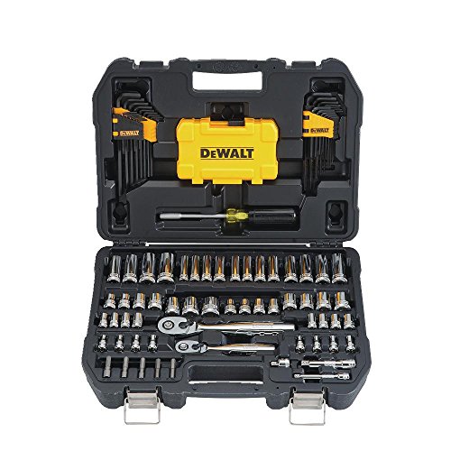 Dewalt DWMT73801 1 4 in   3 8 in Drive Mechanics Tools Set 108 Piece