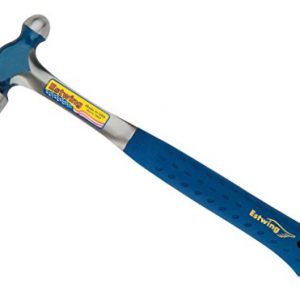 Estwing E3-24BP Ball Pein Hammer  Cushion Grip Steel Handle  13 1 2    Steel 24 oz  Head  Blue