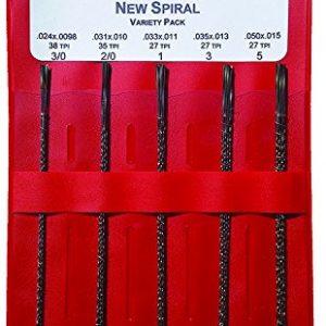 Flying Dutchman New Spiral Five Dozen Scroll Saw Blade Variety Pack