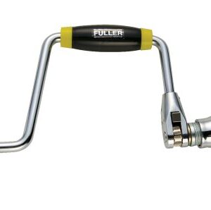 Fuller Tool 890-1072 12-Point Reversible Ratchet Bit Brace Hand Drill with 4-Jaw Chuck