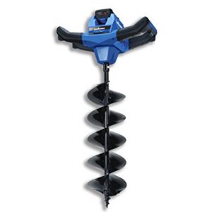 Landworks Heavy Duty Eco-Friendly Electric Power Cordless Earth Auger 6  x 30  Steel Earth Auger and Power Head with Lithium Ion Battery For Planting Bulbs Seedlings Post Hole Digger 3 Years Warranty