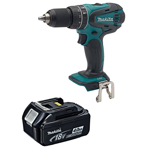 Makita XPH01Z 18-Volt LXT Cordless Hammer Drill Driver  4 0 Ah BL1840 Battery