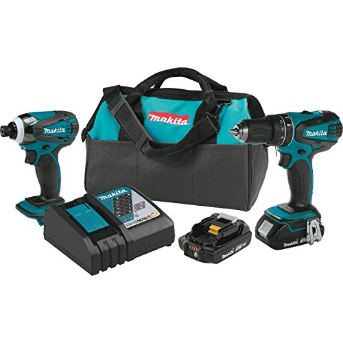 Makita XT273R 18V LXT Lithium-Ion Compact Cordless 2-Pc  Combo Kit (2 0Ah)