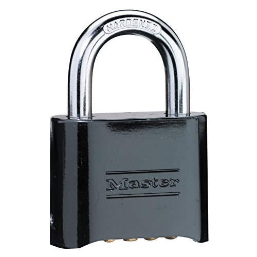Master Lock Padlock  Set Your Own Combination Lock  2 in  Wide  178D