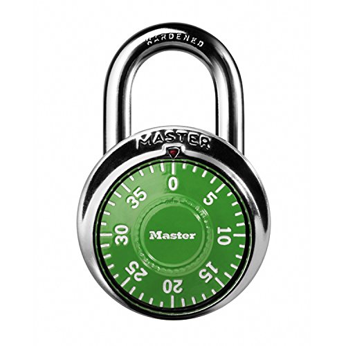 Master Lock Padlock  Standard Dial Combination Lock  1-7 8 in  Wide  Assorted Colors  1505D
