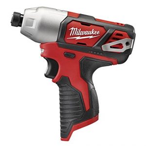 Milwaukee 2462-20 M12 1 4 Inch Hex Shank 12 Volt Lithium Ion Cordless 2 500 RPM 1 000 Inch Pounds Impact Driver w LED Light and Fuel Gauge (Battery Not Included  Power Tool Only)