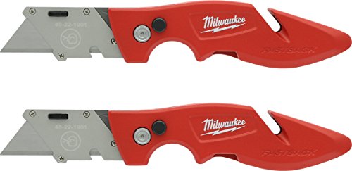 Milwaukee 48-22-1901F Fastback Flip Open Utility Knife Set (2-Pack)