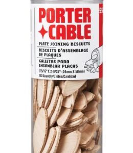PORTER-CABLE 5562 No  20 Plate Joiner Biscuits - 100 Per Tube