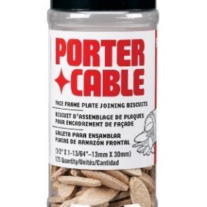 PORTER-CABLE 5563 Face Frame Plate Size FF Joiner Biscuits  175 Per Tube by PORTER-CABLE
