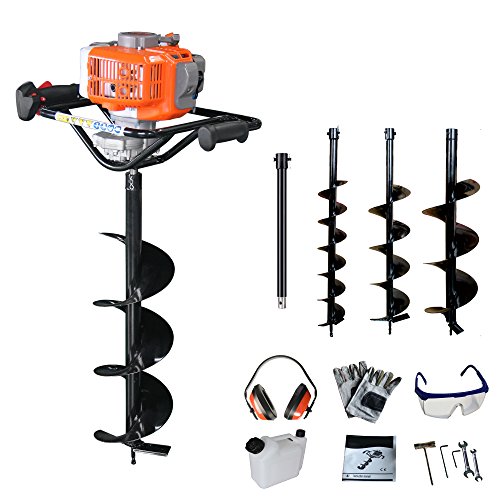 PROYAMA 54CC 2 Stroke Post Hole Digger One Man Auger (4   6  and 8 )   Extention