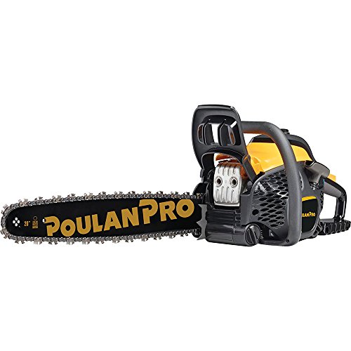 Poulan Pro 967061501 50cc 2 Stroke Gas Powered Chain Saw with Carrying Case  20