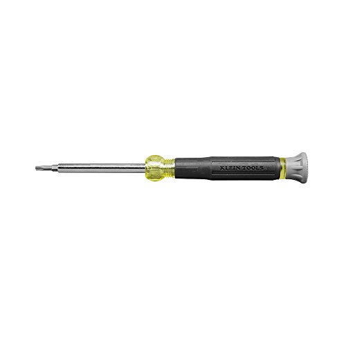 Precision Electronics Screwdriver 4-in-1  Torx  Spin Top  Cushion Grip  Industrial Strength Bits Klein Tools 32585