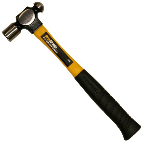 Pro-Grade 15608 8-Ounce Ball Pein Hammer with Fiberglass Handle