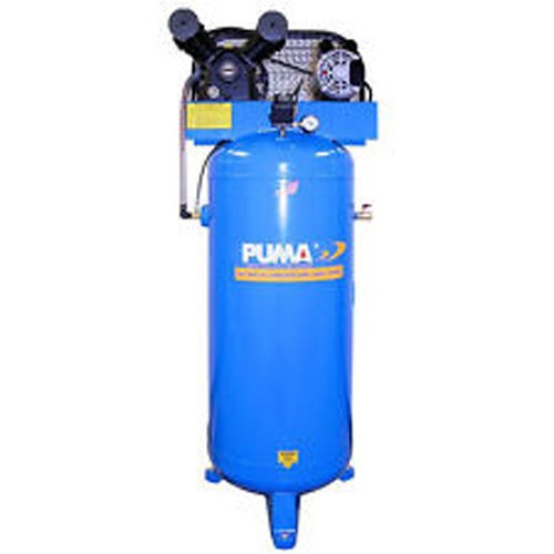 Puma Industries PK-6060V Air Compressor  Professional Commercial Single Stage Belt Drive Series  3 hp Running  135 Maximum psi  230 1V Phase  60 gal  305 lb