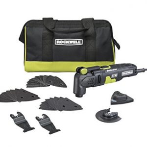 Rockwell RK5132K 3 5 Amp Sonicrafter F30 Oscillating Multi-Tool with 32 Accessories and Carry Bag