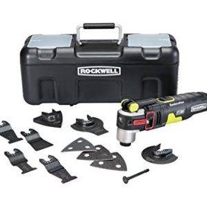 Rockwell RK5151K 4 2 Amp Sonicrafter F80 Oscillating Multi-Tool with Duotech Oscillation Angle Technology  12 Piece Kit includes 10 Accessories  Carrying Bag  and Oscillating Tool