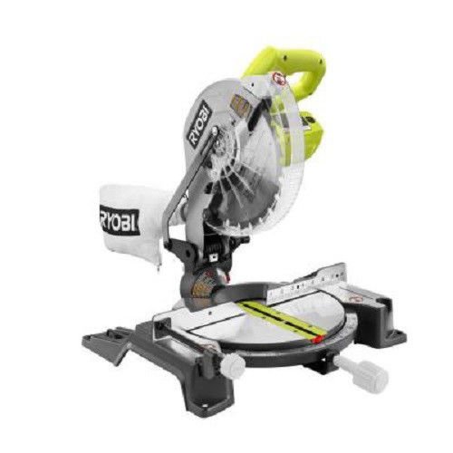 Ryobi ZRTS1345L 10 in  Compound Miter Saw with Laser Line (Certified Refurbished)
