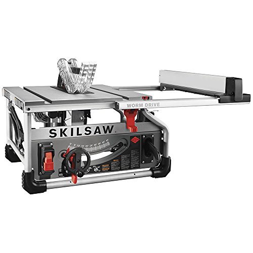 SKILSAW SPT70WT-01 10  Portable Worm Drive Table Saw with 25  Rip Capacity