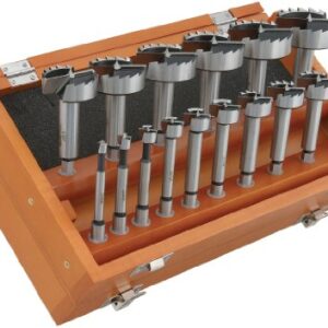 Steelex D3573 Forstner Bit Set with Hex Shank  16-Piece
