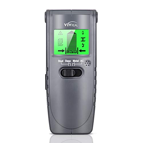 Stud Finder Sensor - 3 in 1 Wall Scanner Stud Detector Electronic Multi-function Wall Sensor with Large LCD Display Sound Alert for Studs Wood Metal live AC wiring Detection