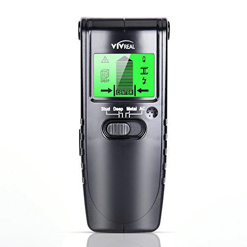Stud Finder Wall Scanner - 3 in 1 Electric Multi Function Wall Detector Finders with Digital LCD Display  Center Finding Stud Sensor   Sound Warning for Studs Wood Metal Live AC Wires Detection