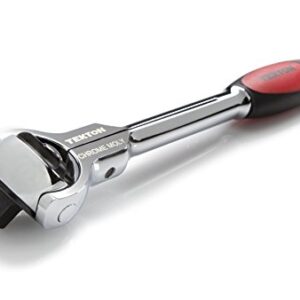 TEKTON 3 8-Inch Drive by 9-Inch Quick-Release Swivel Head Ratchet  72-Tooth Round Head   1491
