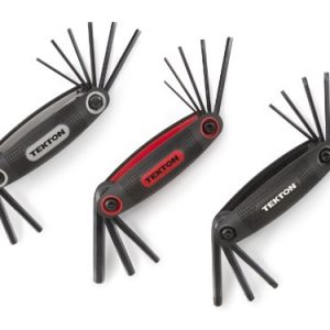 TEKTON Folding Hex Key Wrench Set  Inch Metric Star  25-Piece   25152