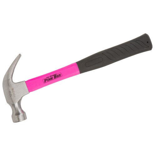 The Original Pink Box PB12HM 12-Ounce Claw Hammer  Pink