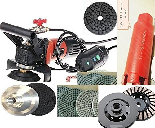 Wet Polisher 1 1 4 Diamond Core Bit Sink Hole Saw Cutter 4 Diamond Polishing Pad Buffer 18 Pieces and aluminum backer for granite marble quartz concrete stone fabrication cement sanding 1 Wet Polisher 1 1 4 Diamond Core Bit Sink Hole Saw Cutter 4 Diamond Polishing Pad Buffer 18 Pieces and aluminum backer for granite marble quartz concrete stone fabrication cement sanding