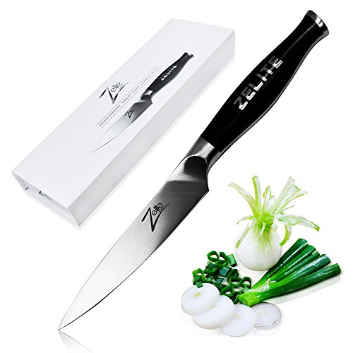 Zelite Infinity Utility Knife - Comfort-Pro Series - High Carbon Stainless Steel Chef Knives X50 Cr MoV 15 >> 5  (127mm)