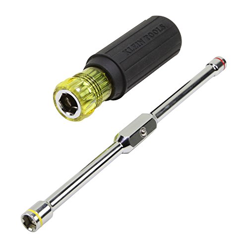 Hex Head 2-in-1 Nut Driver  1 4-Inch and 5 16-Inch Klein Tools 65064