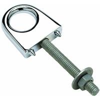 SEACHOICE BOW EYE SINGLE 3 8 X 3  Chrome Plated Zinc  Pack of 1
