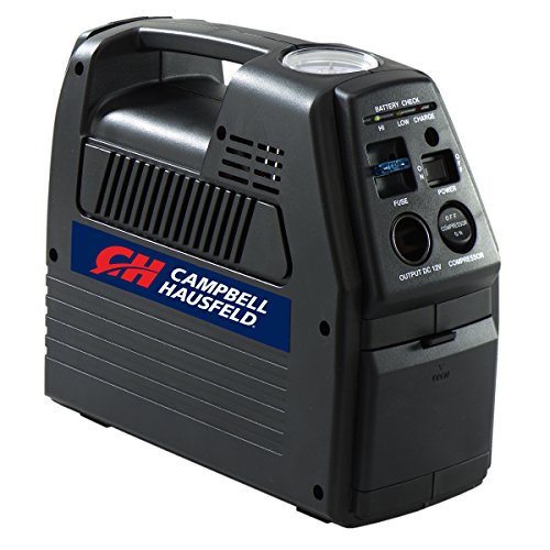 Portable 12 Volt Inflator  Rechargeable  Air Compressor for Tire Inflation  230 PSI (Campbell Hausfeld CC2300)