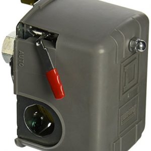 Square D by Schneider Electric 9013FHG12J52M1X Air-Compressor Pressure Switch  125 Psi Set Off  30 Psi Fixed Differential  1 4  Npsf Internal  2-Way Release Valve  Auto Off Cut-Out Lever